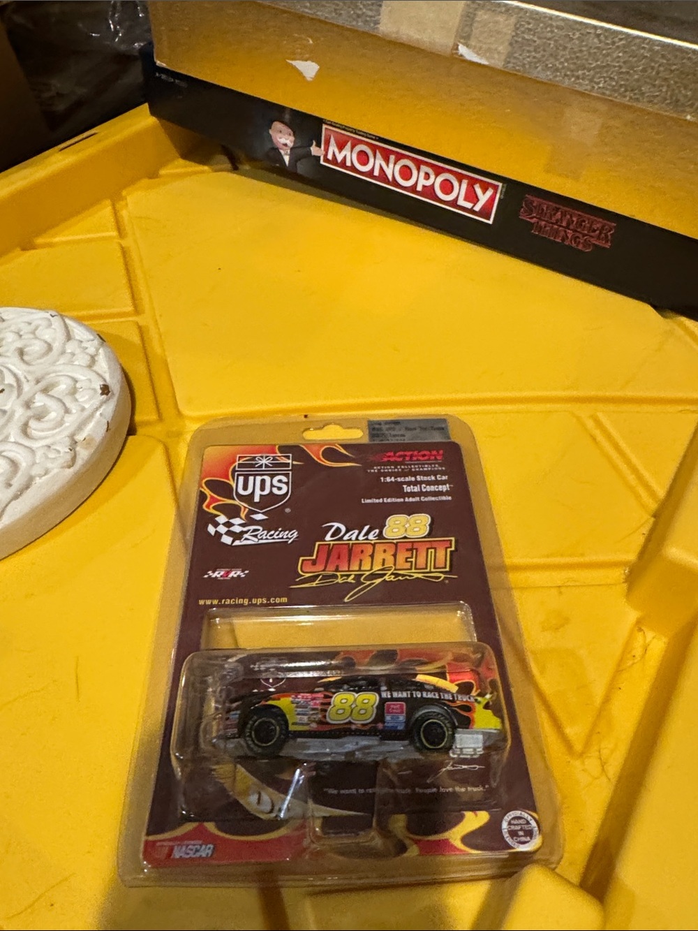 Dale Jarrett #88 Die-Cast Stock Car Toy - Yellow & Black